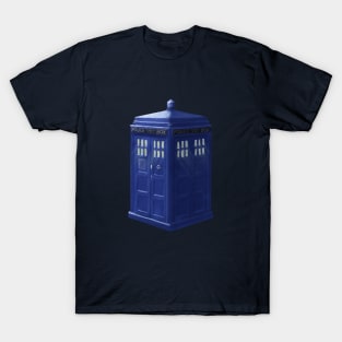 Tardis with Light Rays. T-Shirt